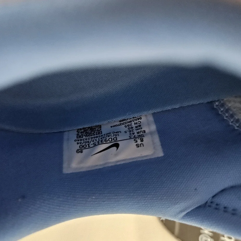 Nike Jordan 1 Low Golf UNC University Blue White DD9315-100 Men's Size 8.5